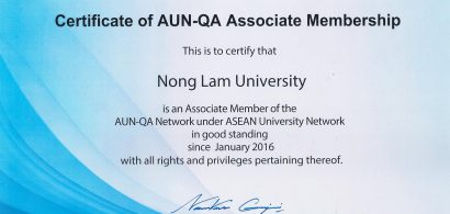 Trường Đại học Nông Lâm Tp.HCM được công nhận thành viên liên kết của tổ chức AUN