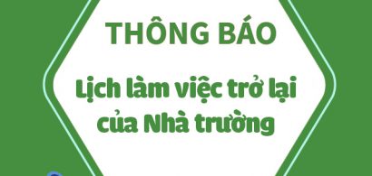 Thông báo về thời gian làm việc, học tập sau chống dịch Covid-19