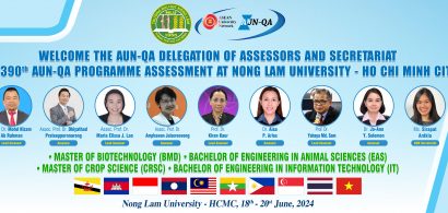 The 390th AUN-QA Programme Assessment at Nong Lam University-Ho Chi Minh City